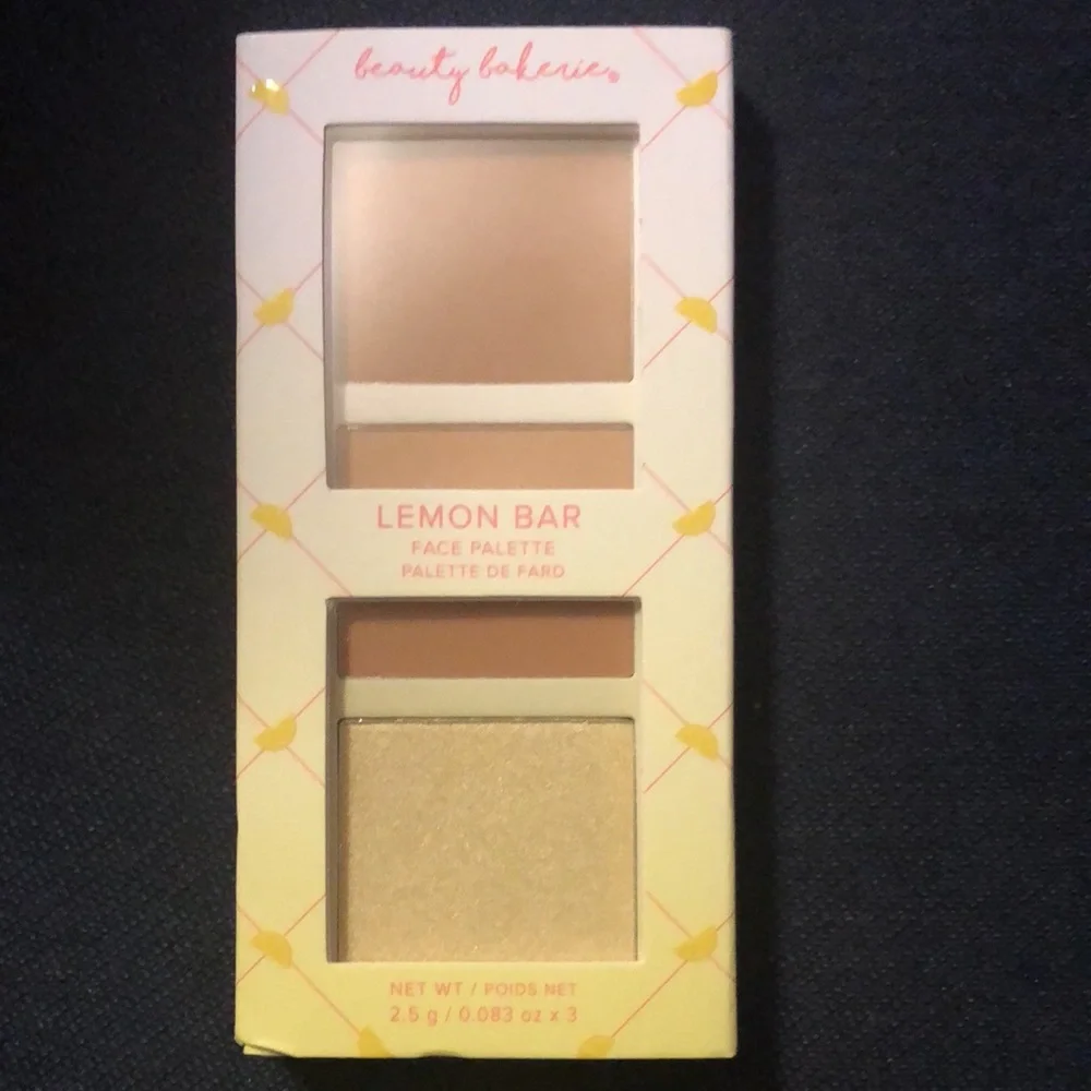 NEW Beauty Bakerie Lemon Bar Bronzer Highlight Palette 2.5 g / 0.083 oz